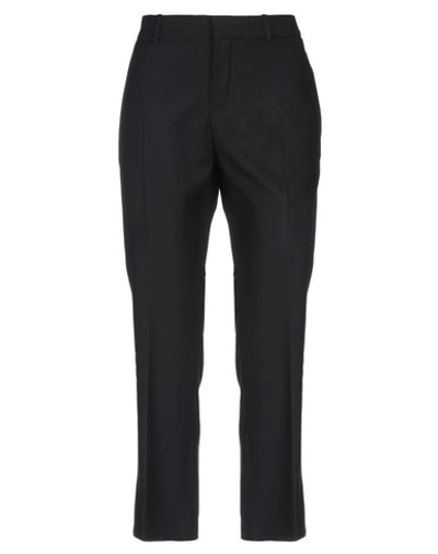 Saint Laurent Cropped Pants In Black