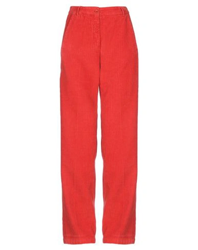 Hartford Casual Pants In Red
