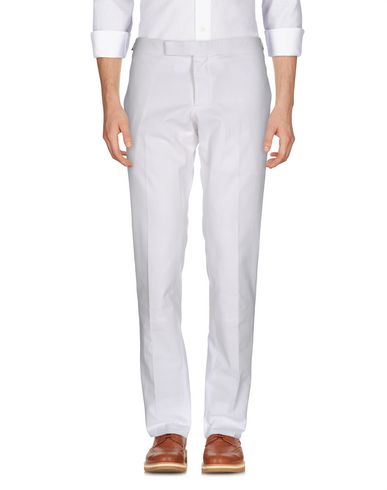 Thom Browne Casual Pants In White | ModeSens
