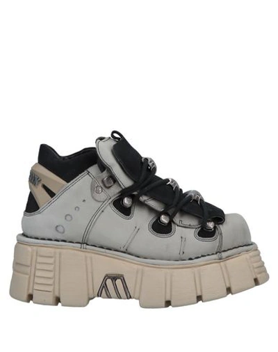 New Rock Sneakers In Light Grey