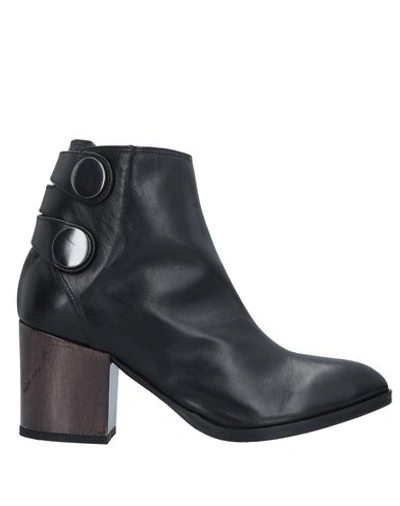 Alberto Fermani Ankle Boot In Black