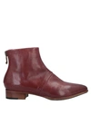 Alberto Fermani Ankle Boots In Brick Red