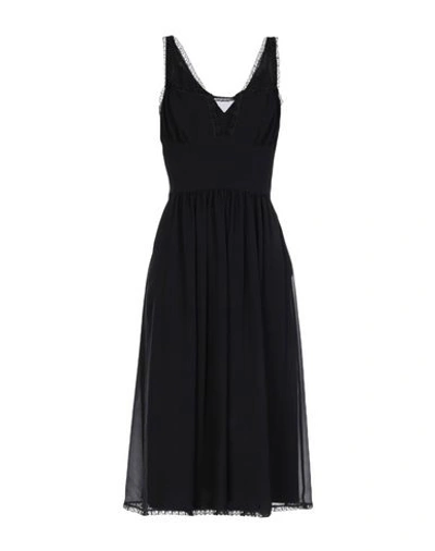 Moschino Midi Dresses In Black