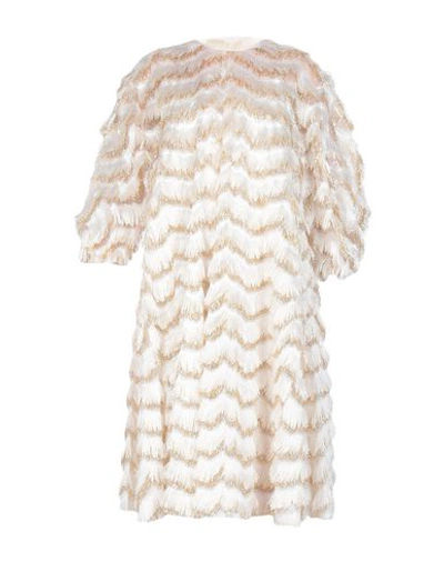 Dolce & Gabbana Midi Dresses In White