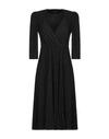 Elisabetta Franchi Midi Dresses In Black