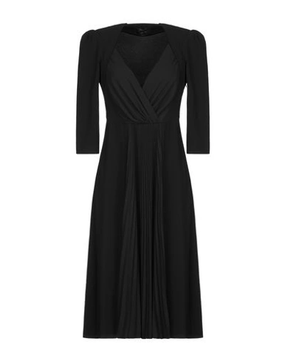 Elisabetta Franchi Midi Dresses In Black