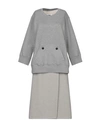 Mm6 Maison Margiela Midi Dresses In Grey