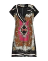 Kaos Short Dresses In Black
