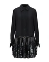 Elisabetta Franchi Short Dresses In Black