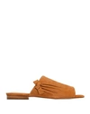 Halston Heritage Sandals In Camel