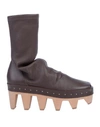 Rick Owens Ankle Boot In Cocoa