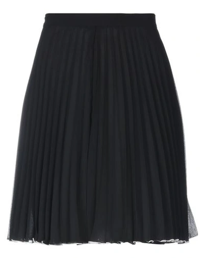 Boutique Moschino Knee Length Skirts In Black