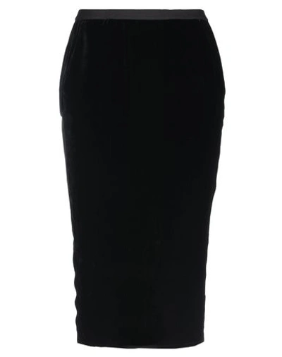 Rick Owens 3/4 Length Skirts In Black