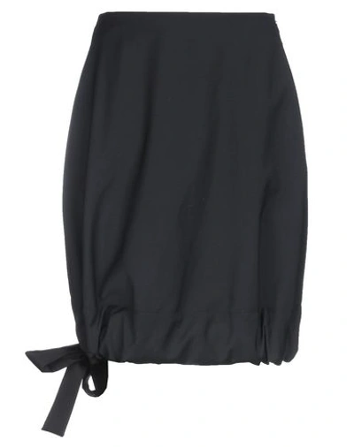 Loewe Knee Length Skirts In Black