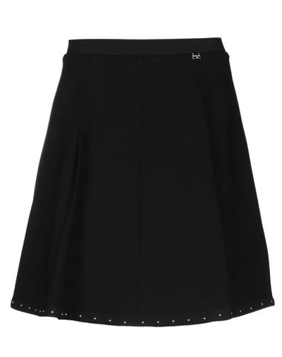 Patrizia Pepe Midi Skirts In Black