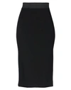 Dolce & Gabbana 3/4 Length Skirts In Black