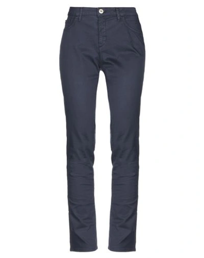 Trussardi Jeans Casual Pants In Dark Blue