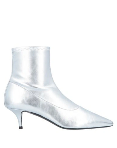 Giuseppe Zanotti Ankle Boots In Silver