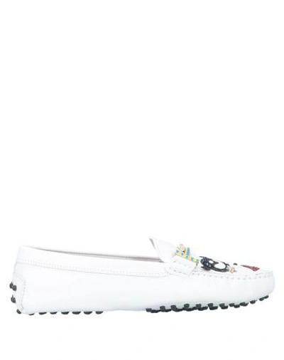 Tod's Loafers In White