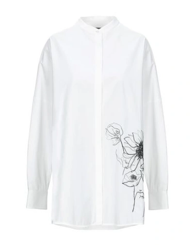Weekend Max Mara Solid Color Shirts & Blouses In White