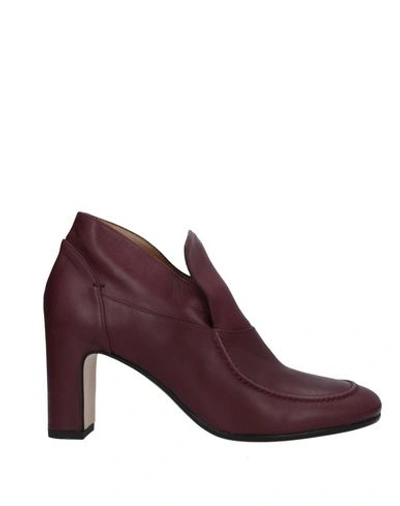 Pomme D'or Ankle Boot In Deep Purple