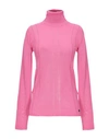 Versace Turtleneck In Fuchsia