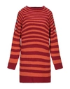 Alberta Ferretti Sweaters In Red