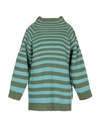 Alberta Ferretti Sweaters In Green