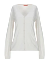 Ballantyne Cardigan In Ivory
