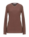 Les Copains Sweaters In Brown