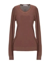 Les Copains Sweaters In Brown