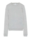Iris & Ink Anisha Silk And Cashmere-blend Sweater In Grey