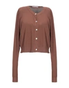 Les Copains Cardigans In Brown