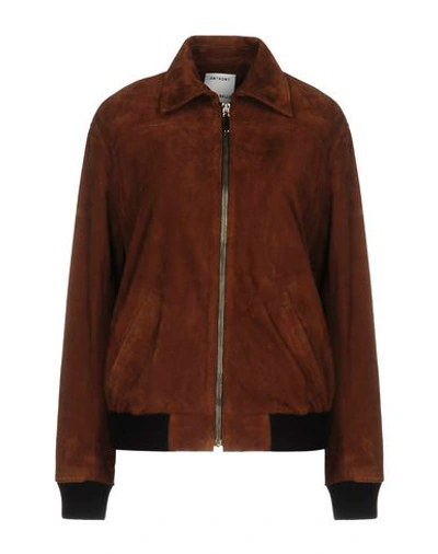 Anthony Vaccarello Jackets In Dark Brown
