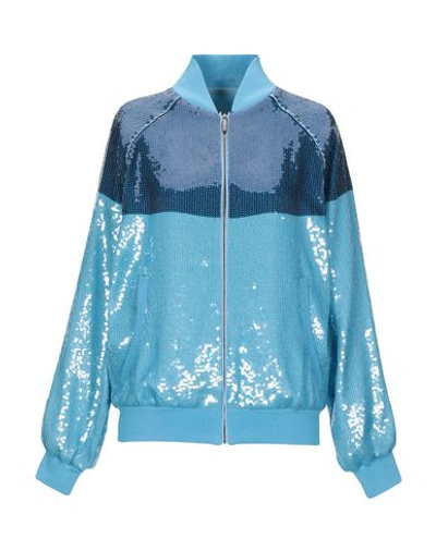 Alberta Ferretti Jackets In Blue