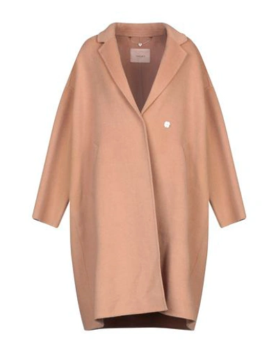 Twinset Coat In Camel