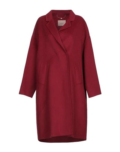 Twinset Coats In Red