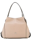 Coach Colorblock Edie Shoulder Bag 31 In Mixed Materials In : Silver/stone Multi