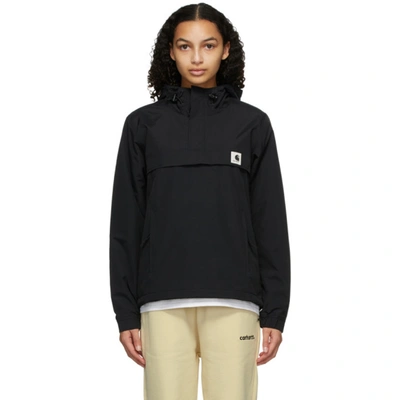 Carhartt Black Nimbus Pullover Jacket In Black