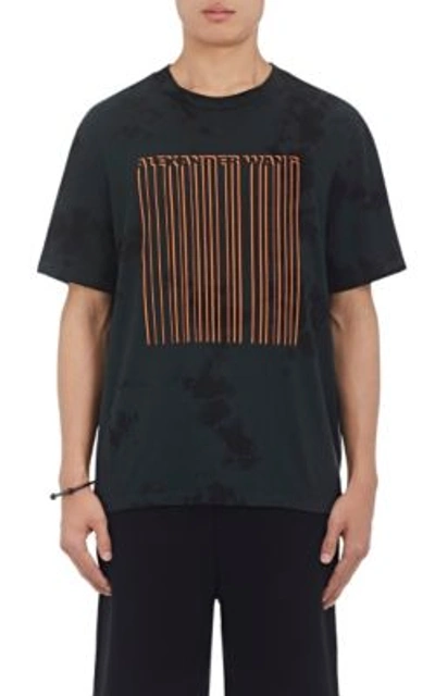 Begå underslæb styrte Bliv ophidset Alexander Wang Bar-code Cotton Jersey T-shirt In Ivy | ModeSens