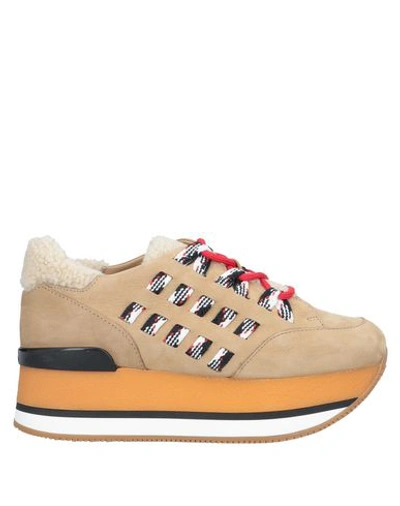 Hogan Sneakers In Beige