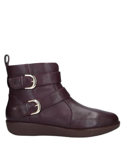 Fitflop Ankle Boots In Purple