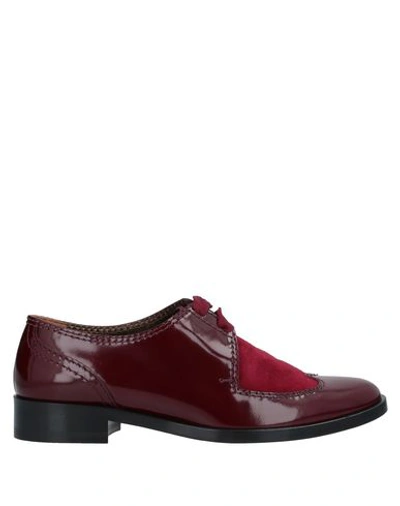 Cesare Paciotti Lace-up Shoes In Red