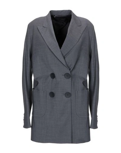 Alessandro Dell'acqua Suit Jackets In Lead