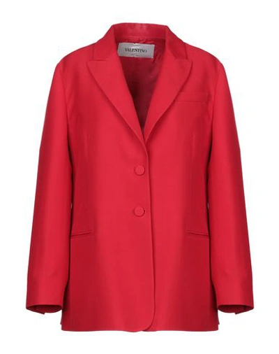 Valentino Suit Jackets In Red