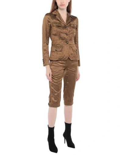 Moschino Cheap And Chic Women's Suits In Khaki