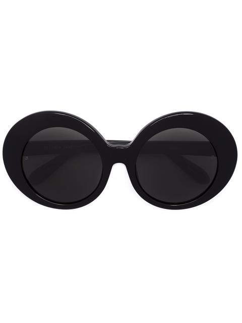 Linda Farrow Oversized Round Frame Sunglasses | ModeSens