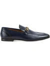 Gucci Jordaan Horsebit Loafer In Blue