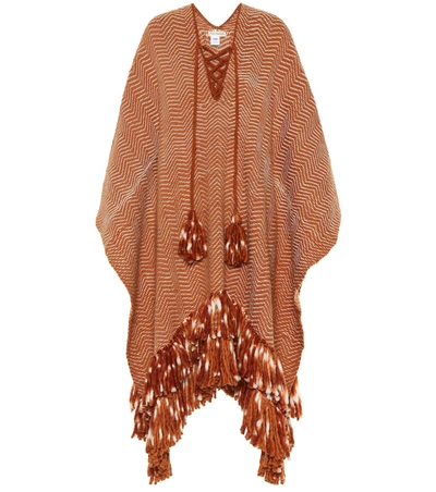 Ulla Johnson Mona Wool Poncho In Brown