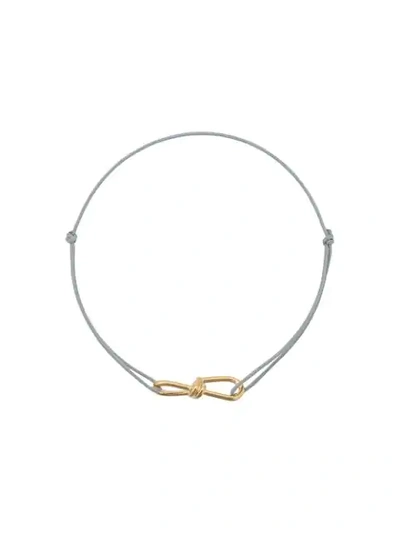 Annelise Michelson Wire Cord Bracelet - Grey